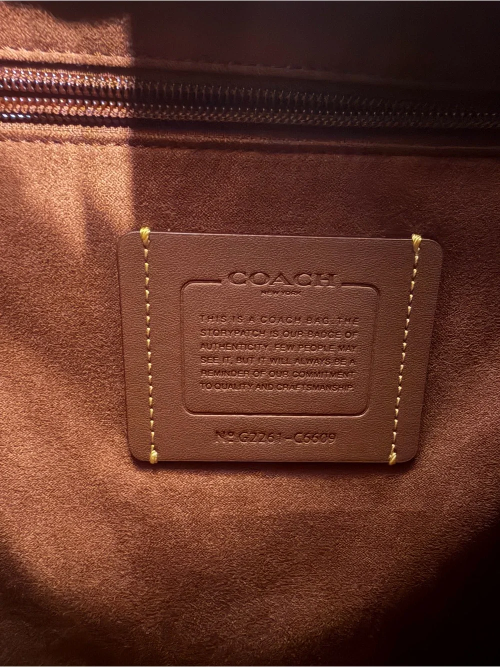 Coach Forest Green Signature Stagecoach Leather Backpack with Brown Suede Base